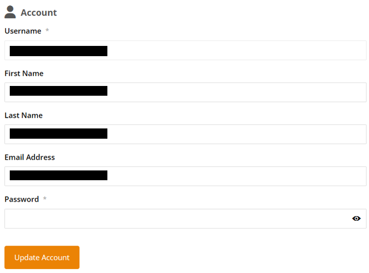 Change your contact details