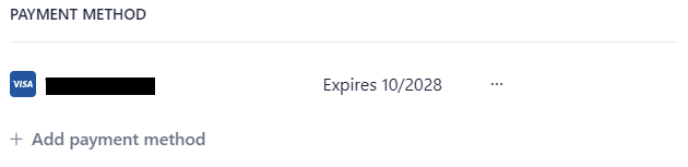 payment method